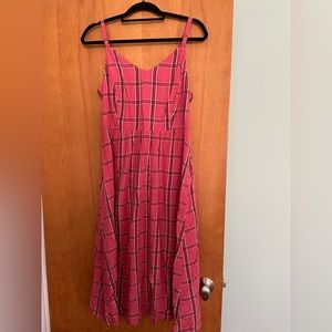 Plaid Old Navy Midi Sundress - Large Tall